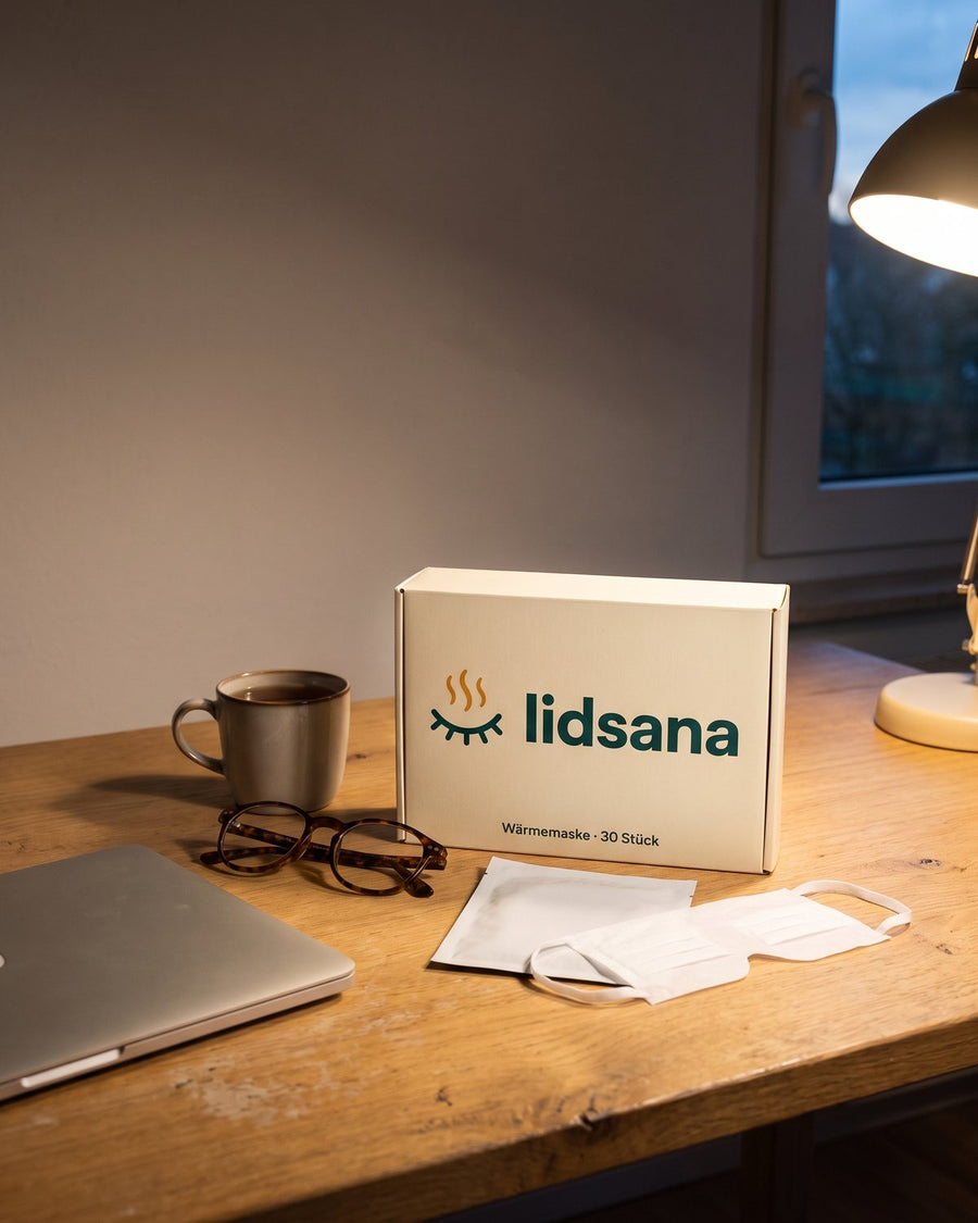 Lidsana Box auf dem Schreibtisch